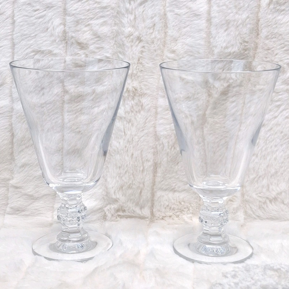 Waterford Ashton Lane Wine Glasses Stemware Set Clear Crystal Discontinued